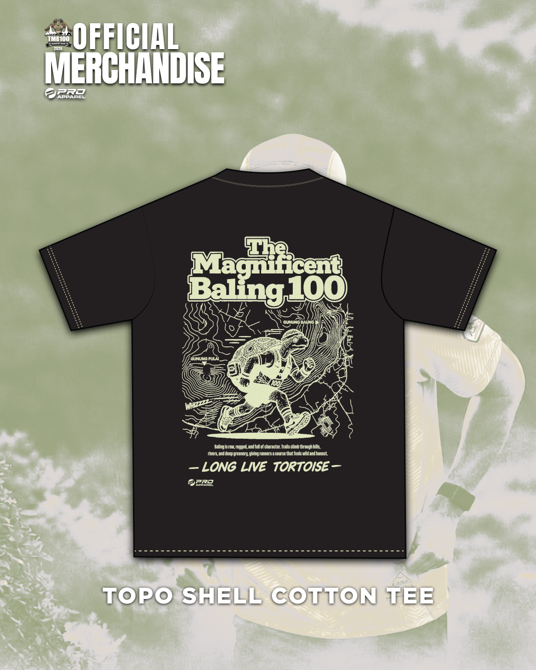 TOPO SHELL COTTON TEE