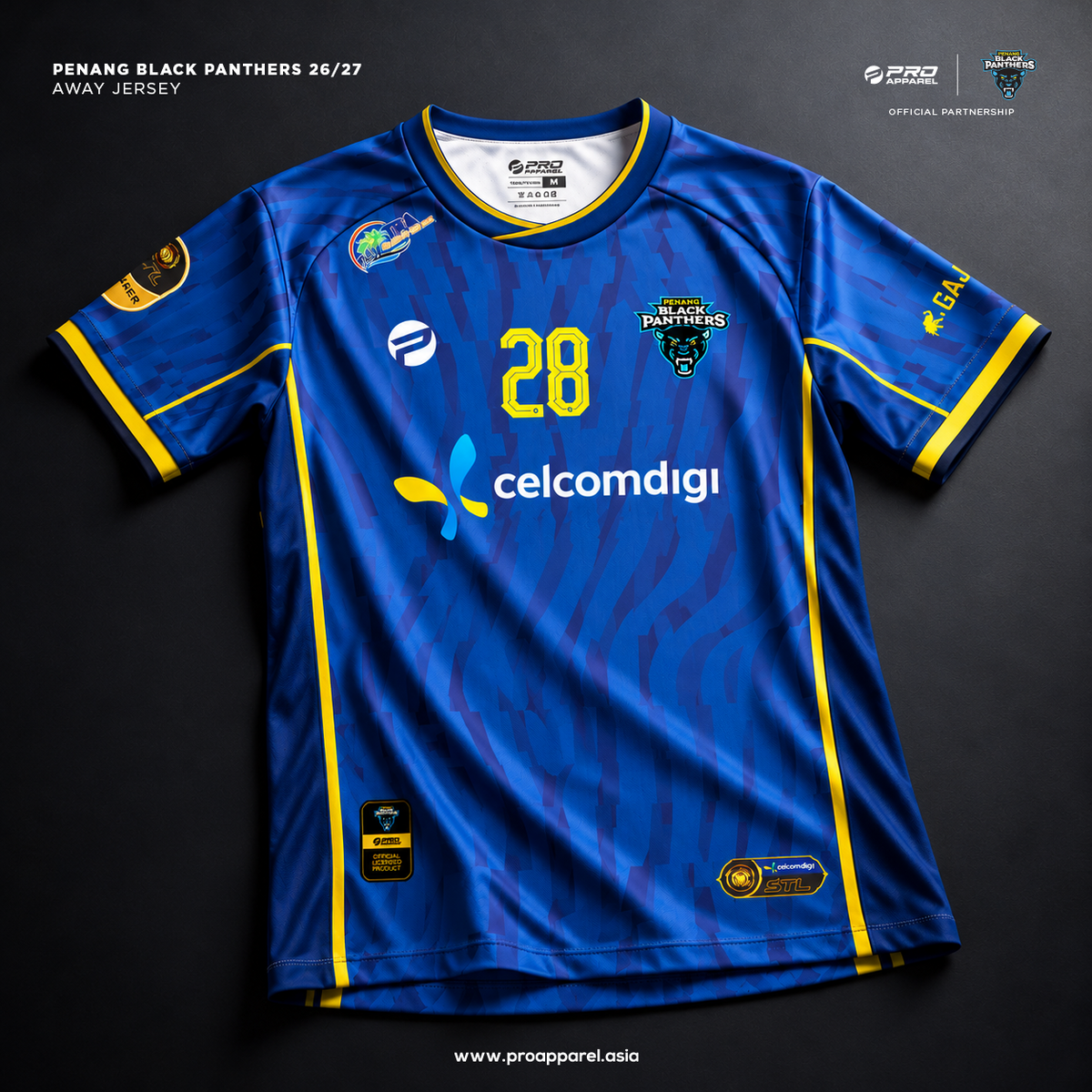 STL26 PENANG BLACK PANTHER 26/27 AWAY JERSEY