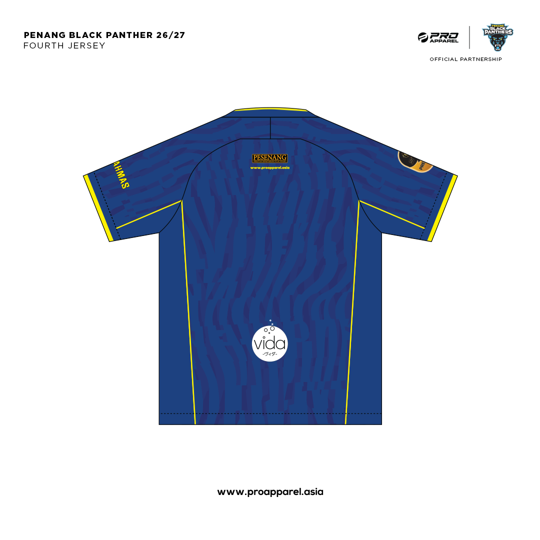 STL26 PENANG BLACK PANTHER 26/27 AWAY JERSEY