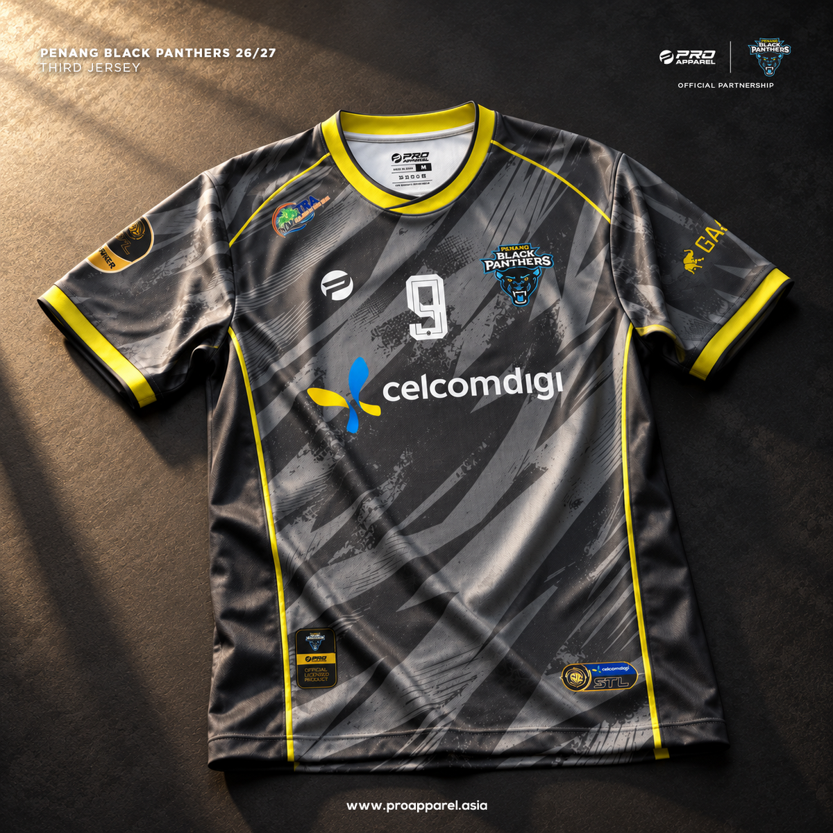 STL26 PENANG BLACK PANTHER 26/27 THIRD JERSEY