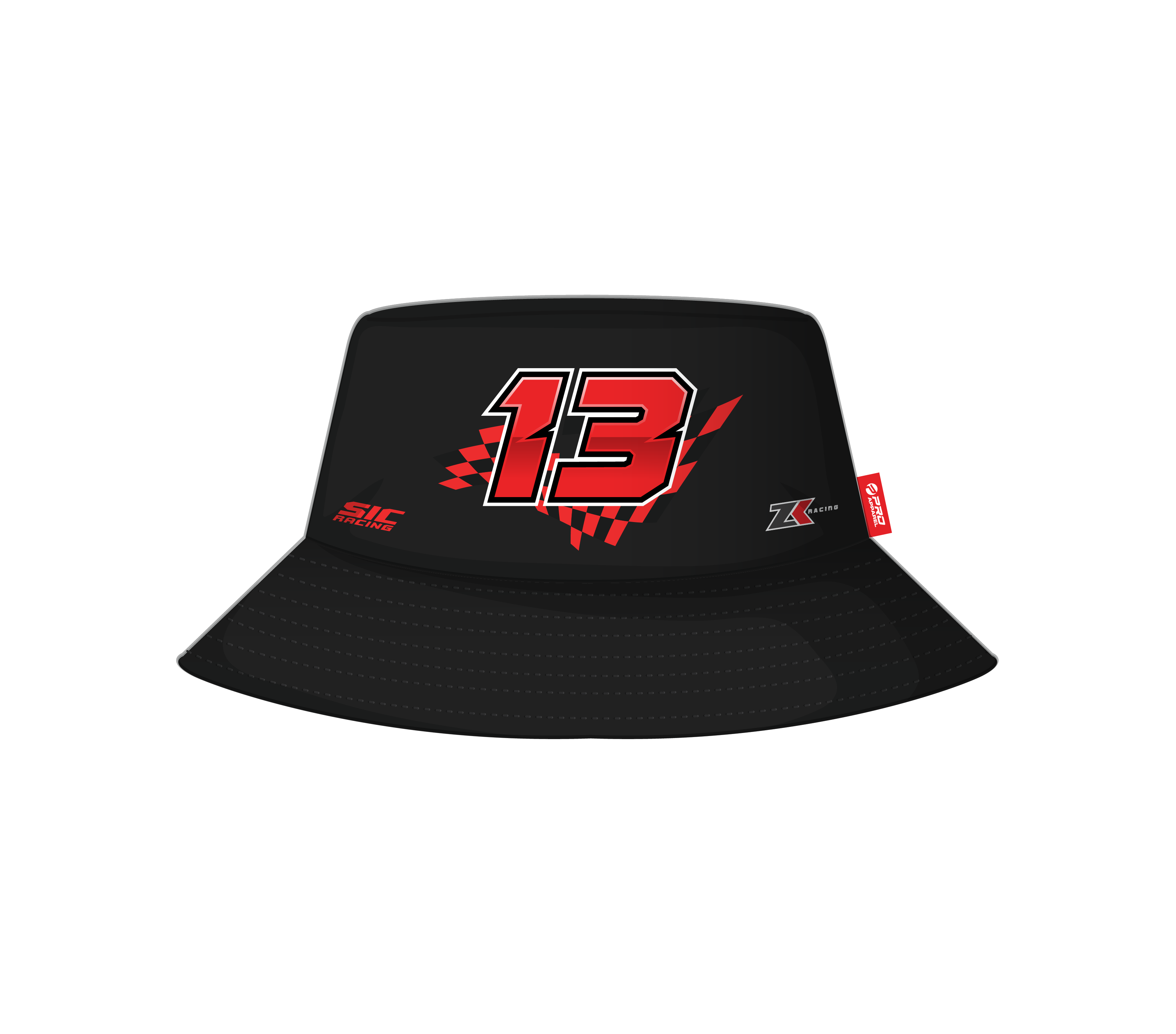 Bucket Hat ZK Racing Fans Series (Hakim Danish) - Black