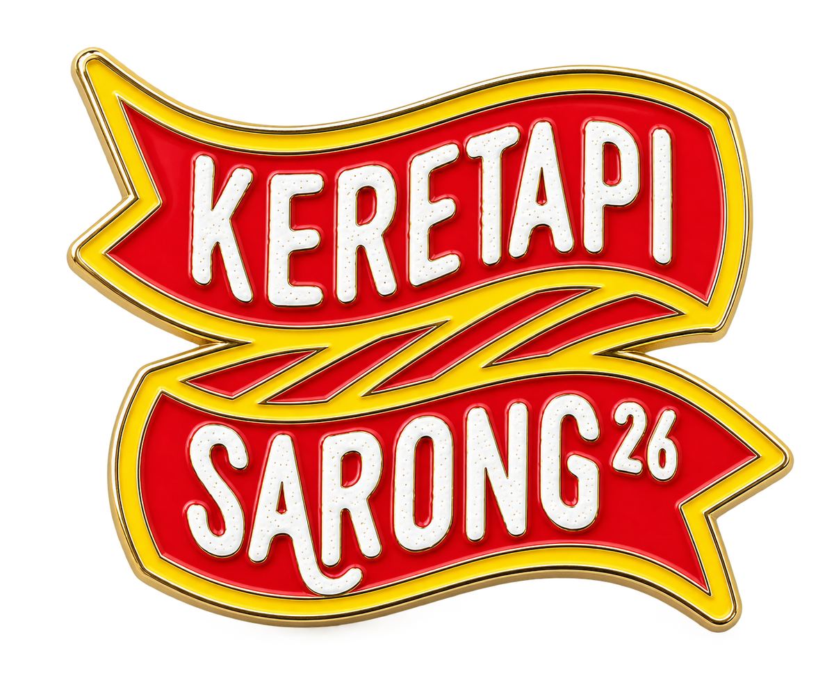 ENAMEL PIN - KERETAPI SARONG 2026