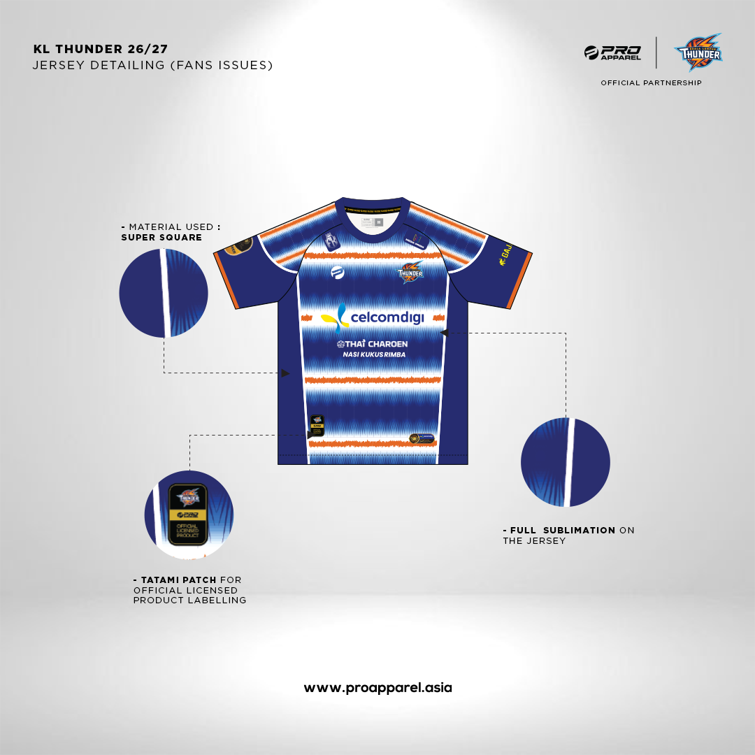 STL26 KL THUNDER 26/27 AWAY JERSEY