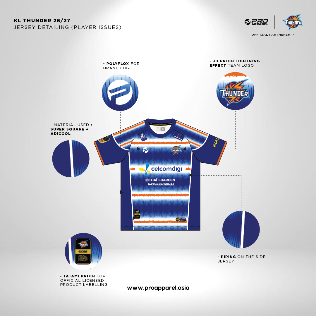 STL26 KL THUNDER 26/27 AWAY JERSEY