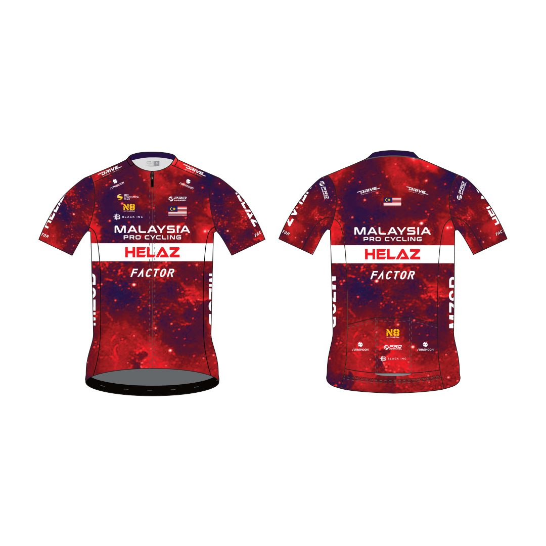 MALAYSIA PRO CYCLING – RED HORIZON REPLICA JERSEY S26 (SHORT SLEEVE)
