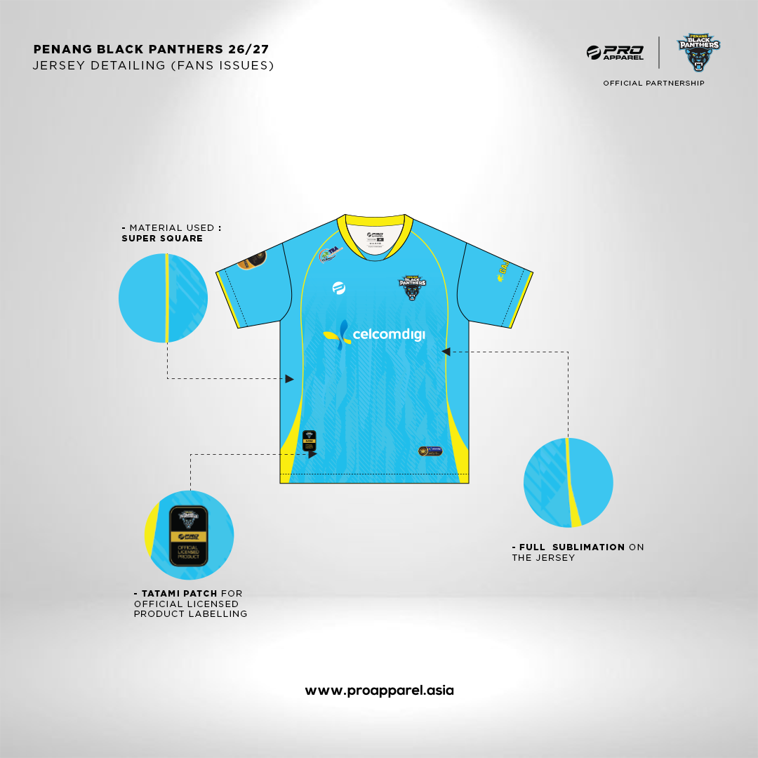 STL26 PENANG BLACK PANTHER 26/27 HOME JERSEY