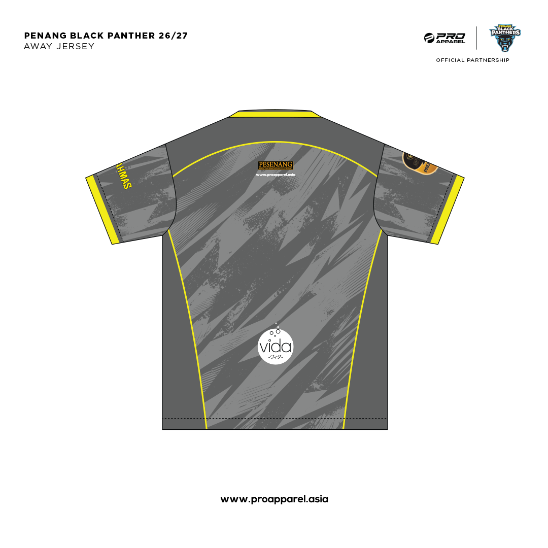 STL26 PENANG BLACK PANTHER 26/27 THIRD JERSEY