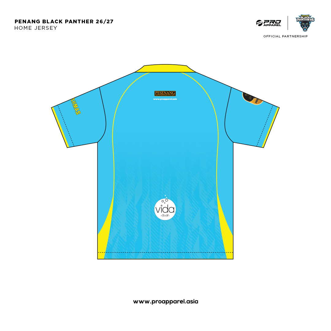STL26 PENANG BLACK PANTHER 26/27 HOME JERSEY