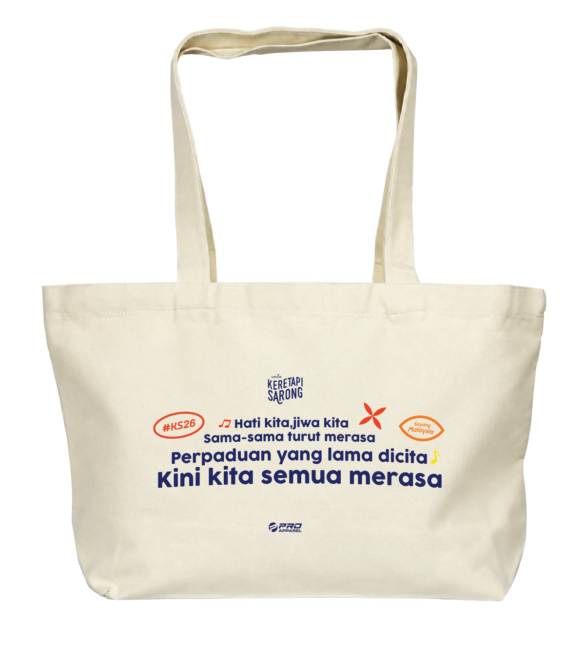 SUARA KITA -TOTE BAG (WHITE)
